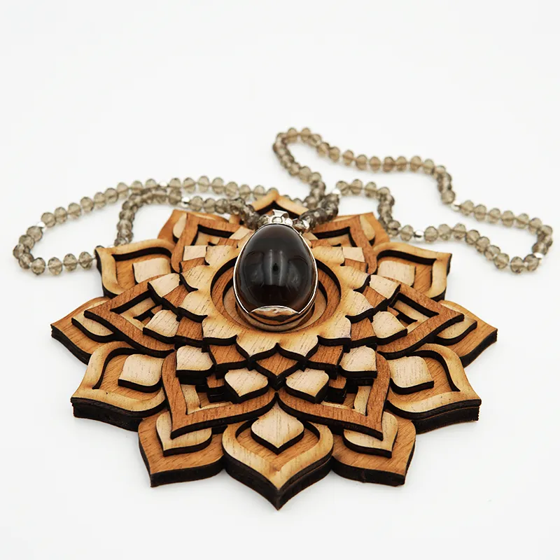 Smokey Quartz Pure Crystal Yoni Egg Small Mala - Luxe Collection