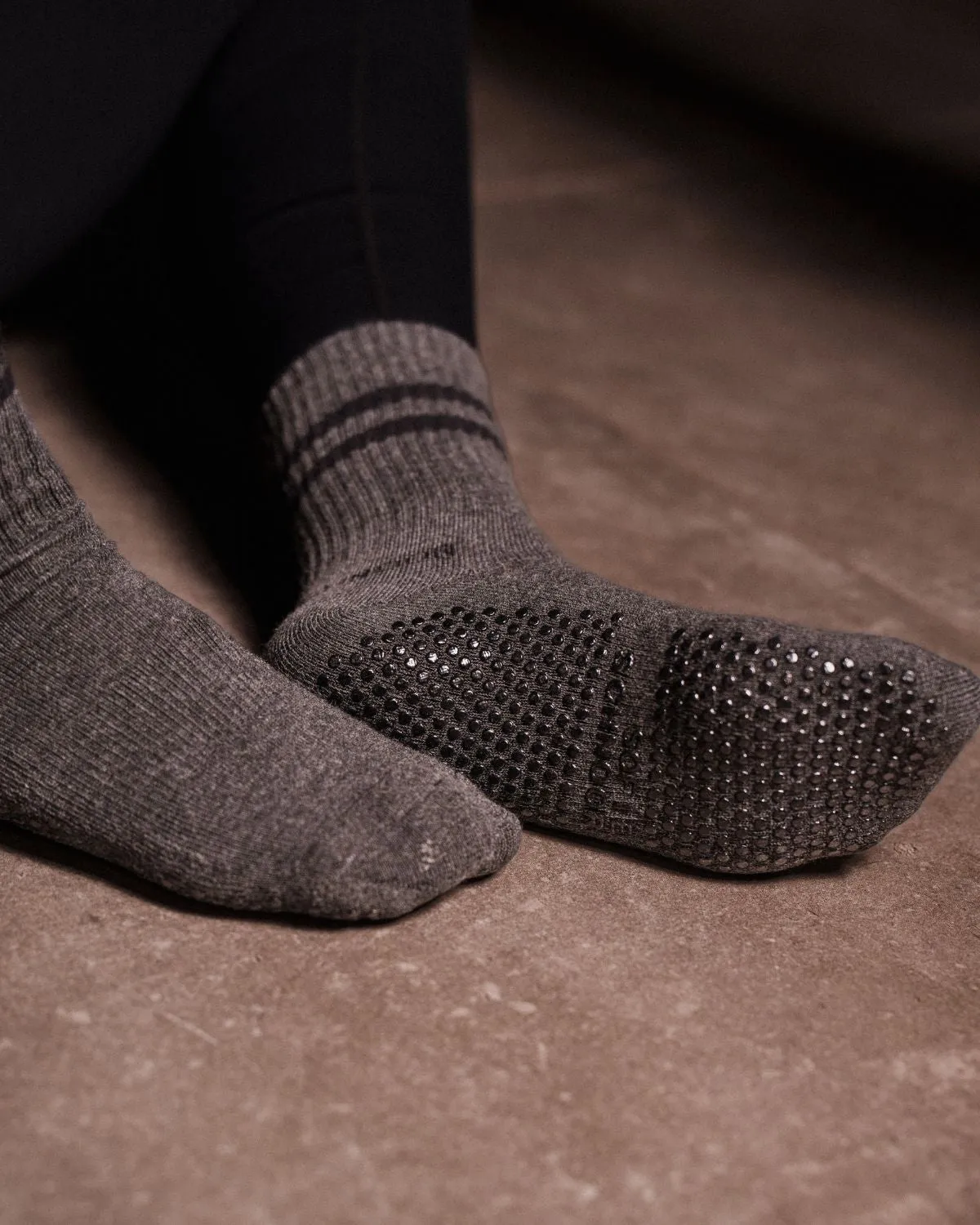 SoffiSPO Sock - Dark grey melange