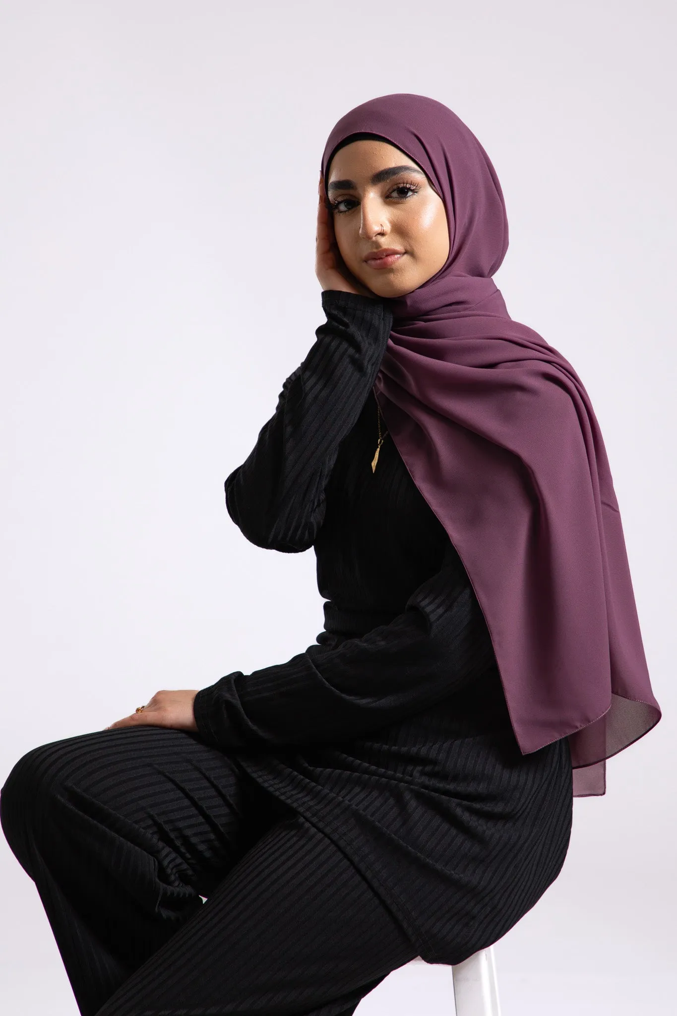 Soft Chiffon Hijab - Amethyst