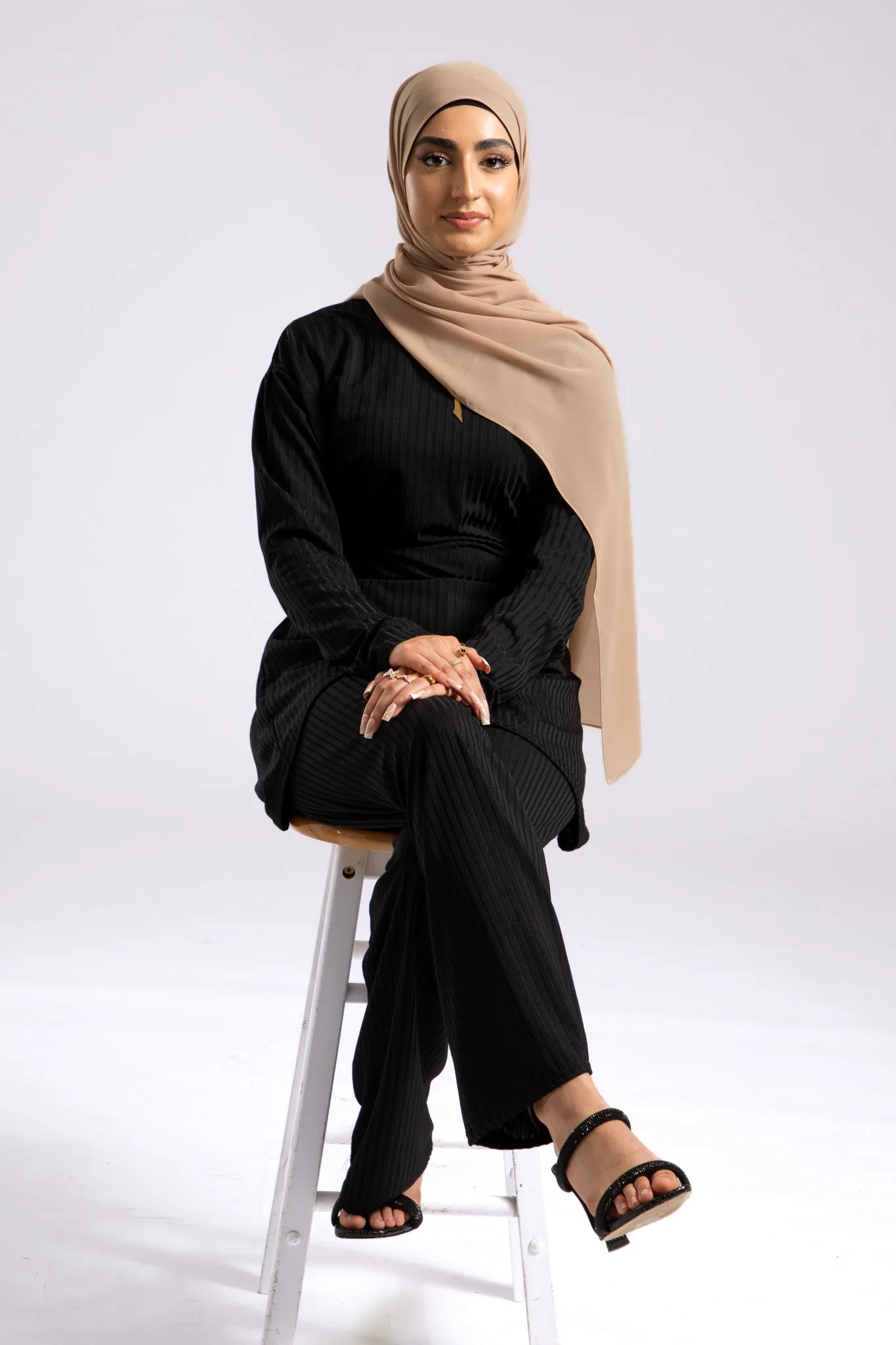 Soft Chiffon Hijab - Cookie Dough