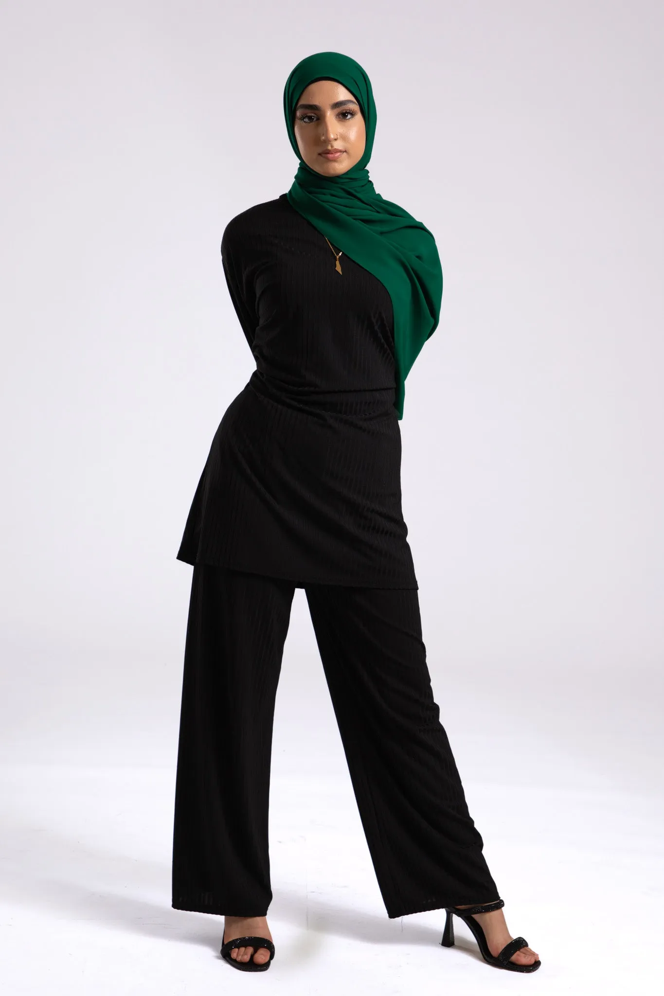 Soft Chiffon Hijab - Green
