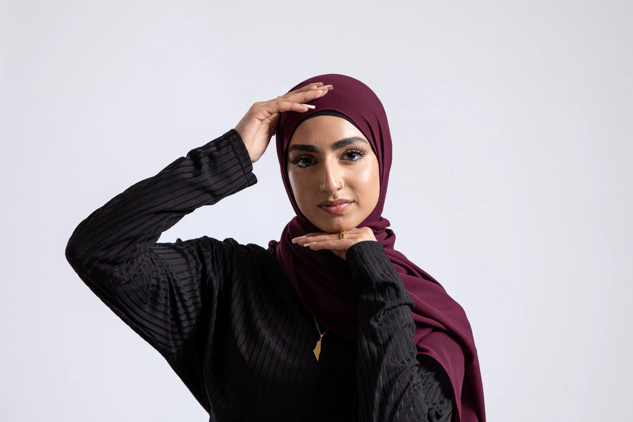 Soft Chiffon Hijab - Mulberry