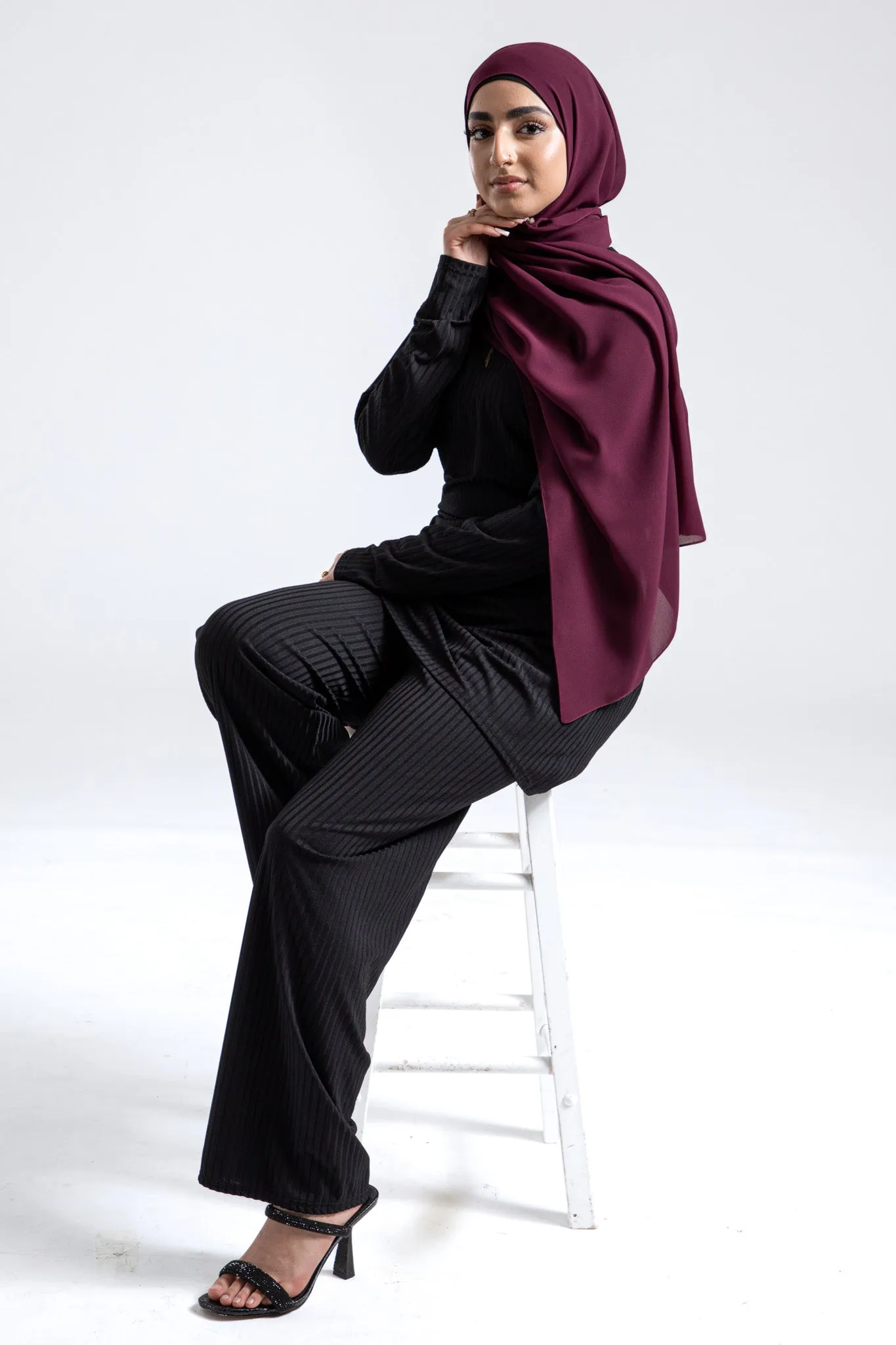 Soft Chiffon Hijab - Mulberry