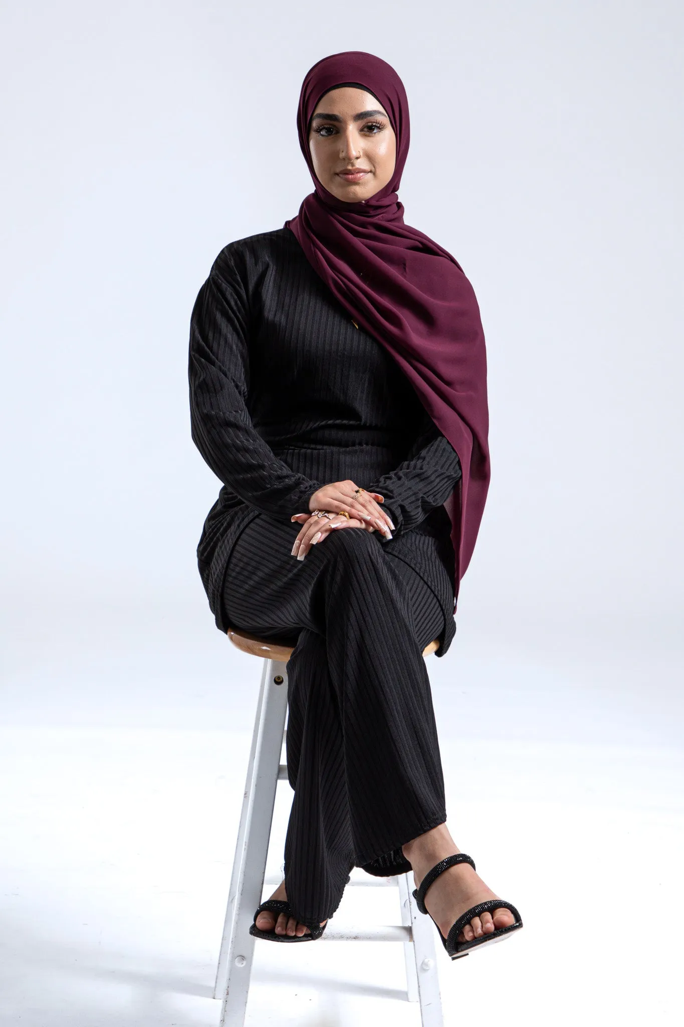 Soft Chiffon Hijab - Mulberry