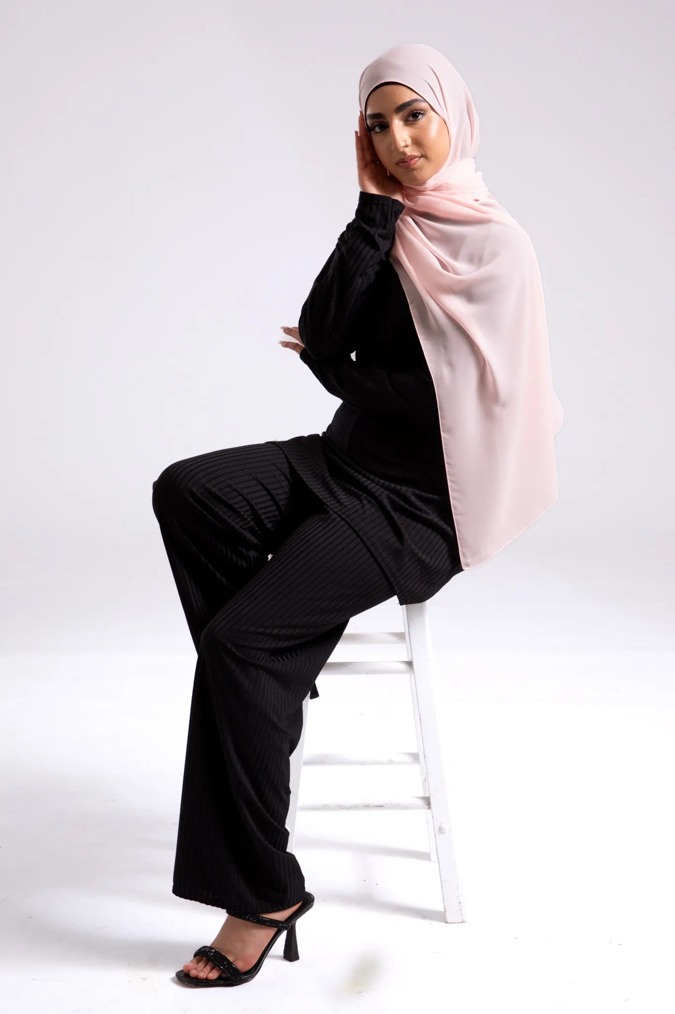 Soft Chiffon Hijab - Peach