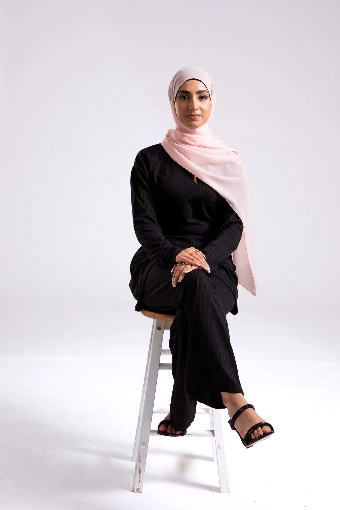 Soft Chiffon Hijab - Peach