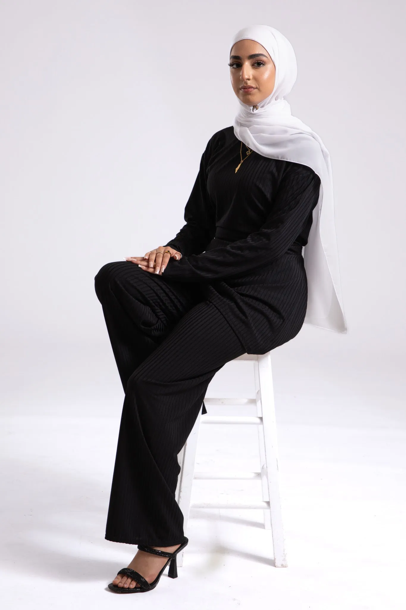 Soft Chiffon Hijab - Pure White