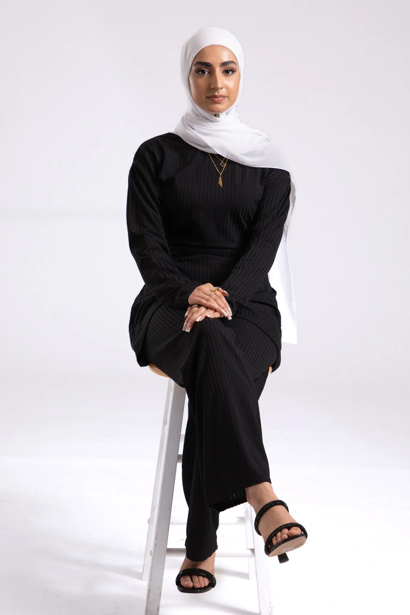Soft Chiffon Hijab - Pure White