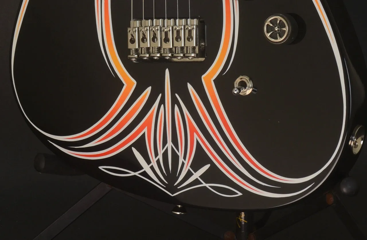 SOLD 2018 Asher SSH Hot Rod Custom Guitar with Duncans and Pinstriping!