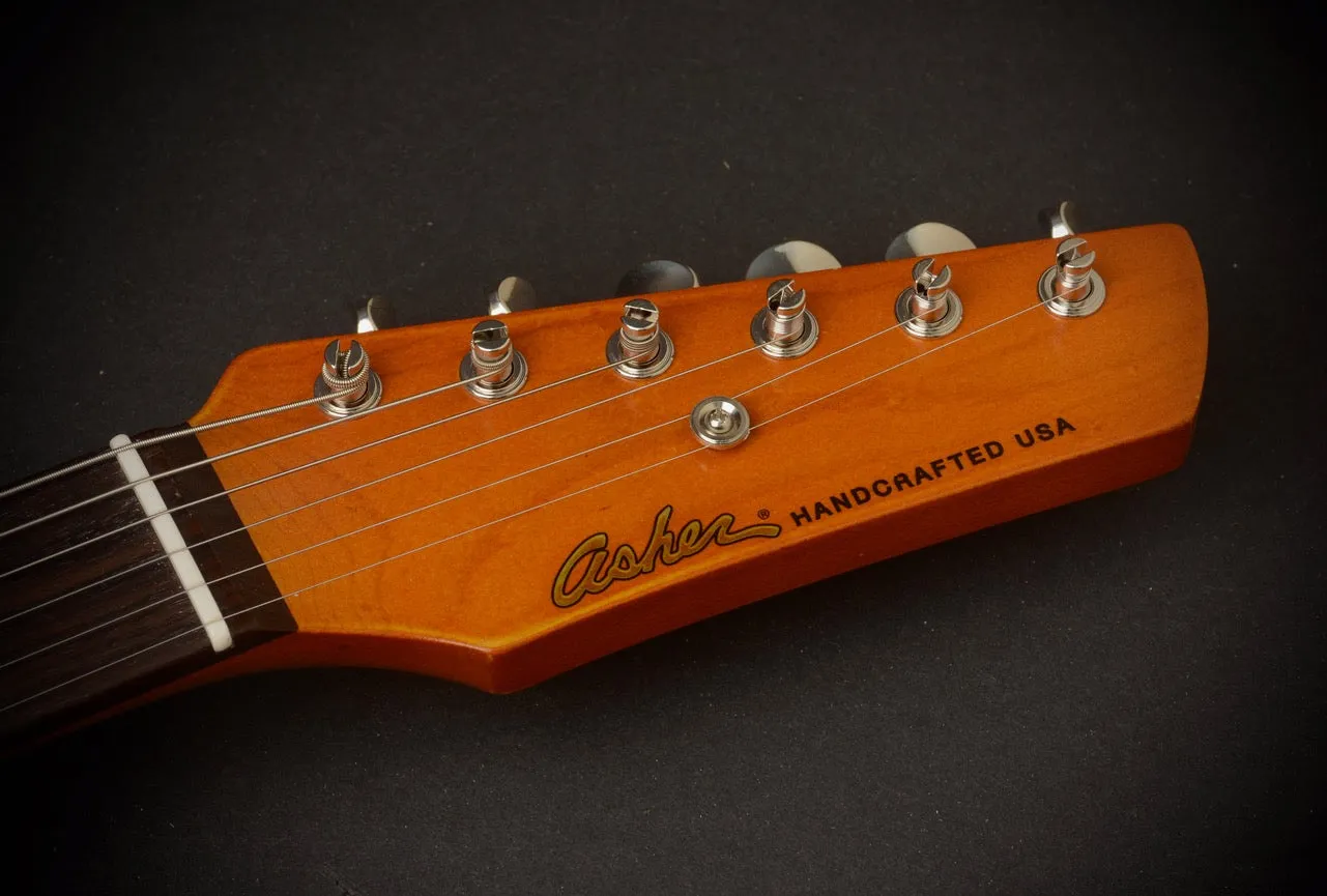 SOLD 2018 Asher SSH Hot Rod Custom Guitar with Duncans and Pinstriping!