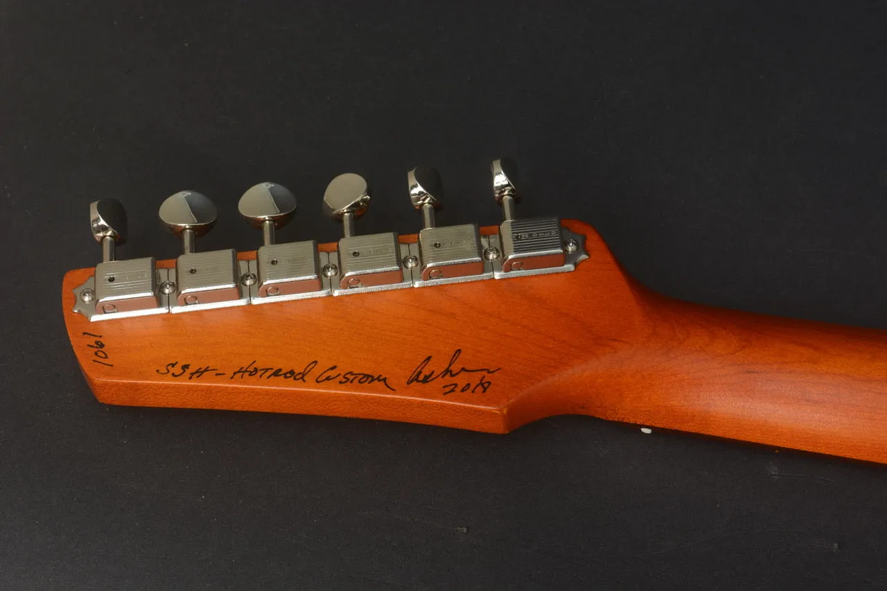 SOLD 2018 Asher SSH Hot Rod Custom Guitar with Duncans and Pinstriping!
