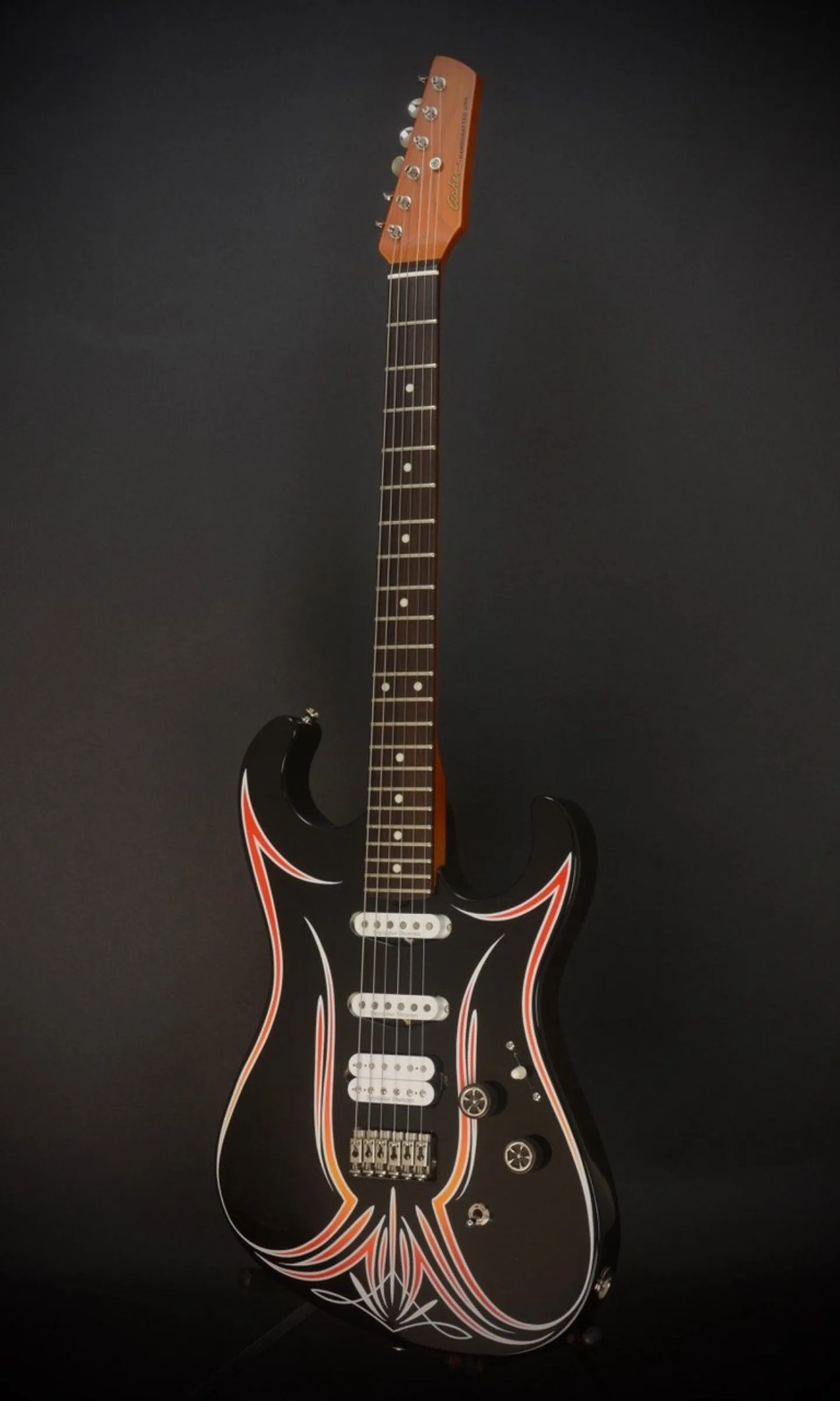 SOLD 2018 Asher SSH Hot Rod Custom Guitar with Duncans and Pinstriping!