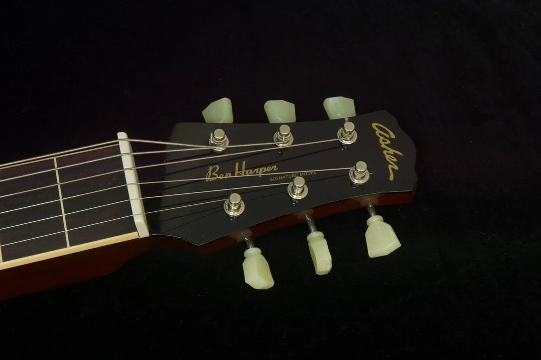 SOLD 2020 Ben Harper signature Lap Steel custom Rose Quilt Top $3750