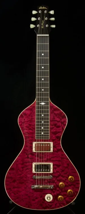 SOLD 2020 Ben Harper signature Lap Steel custom Rose Quilt Top $3750