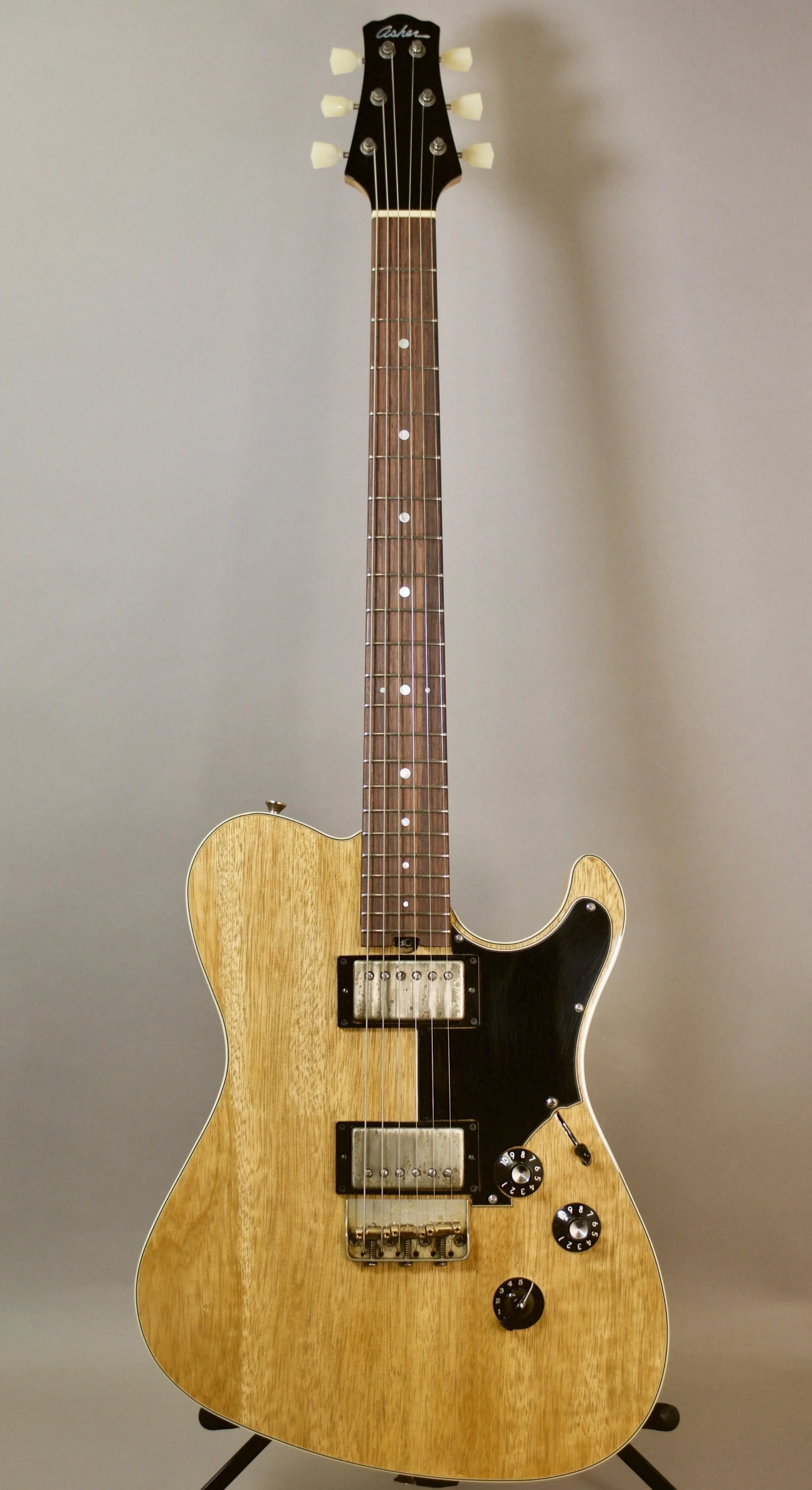 SOLD 2022 Asher "Troubadour" Korina neck and Body with Duncan PAF Antiquities, #1275