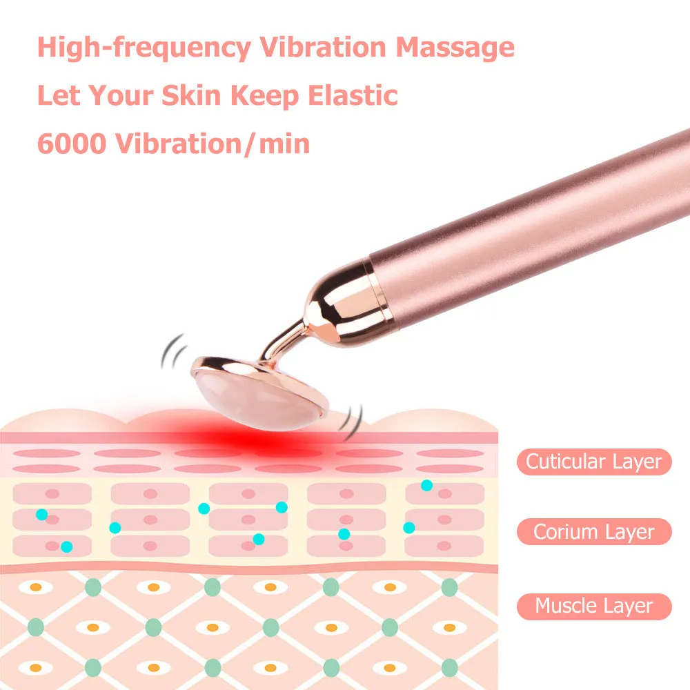 Sonic Rose Quartz Roller