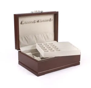 Sophistication - Jewelry Chest with Lift-Out tray (Mahogany)
