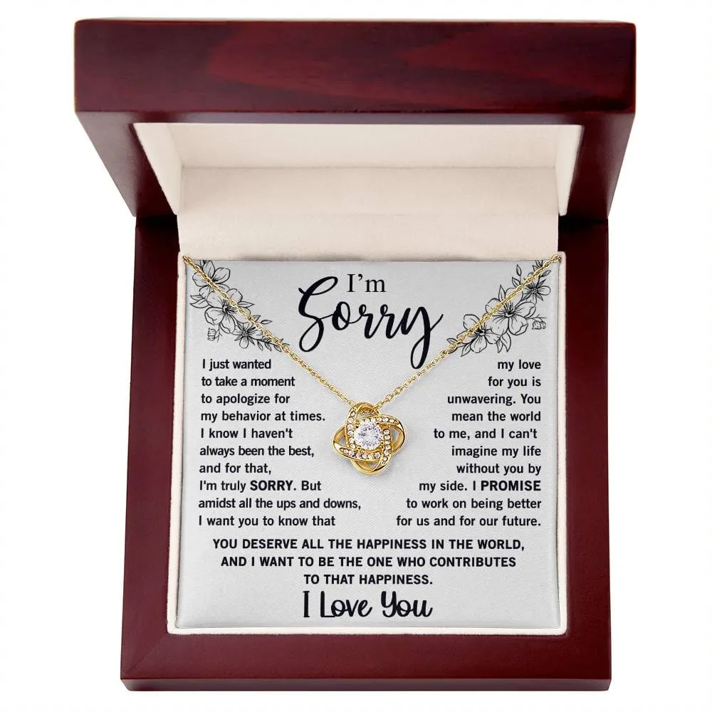 Sorry - Love Knot Necklace