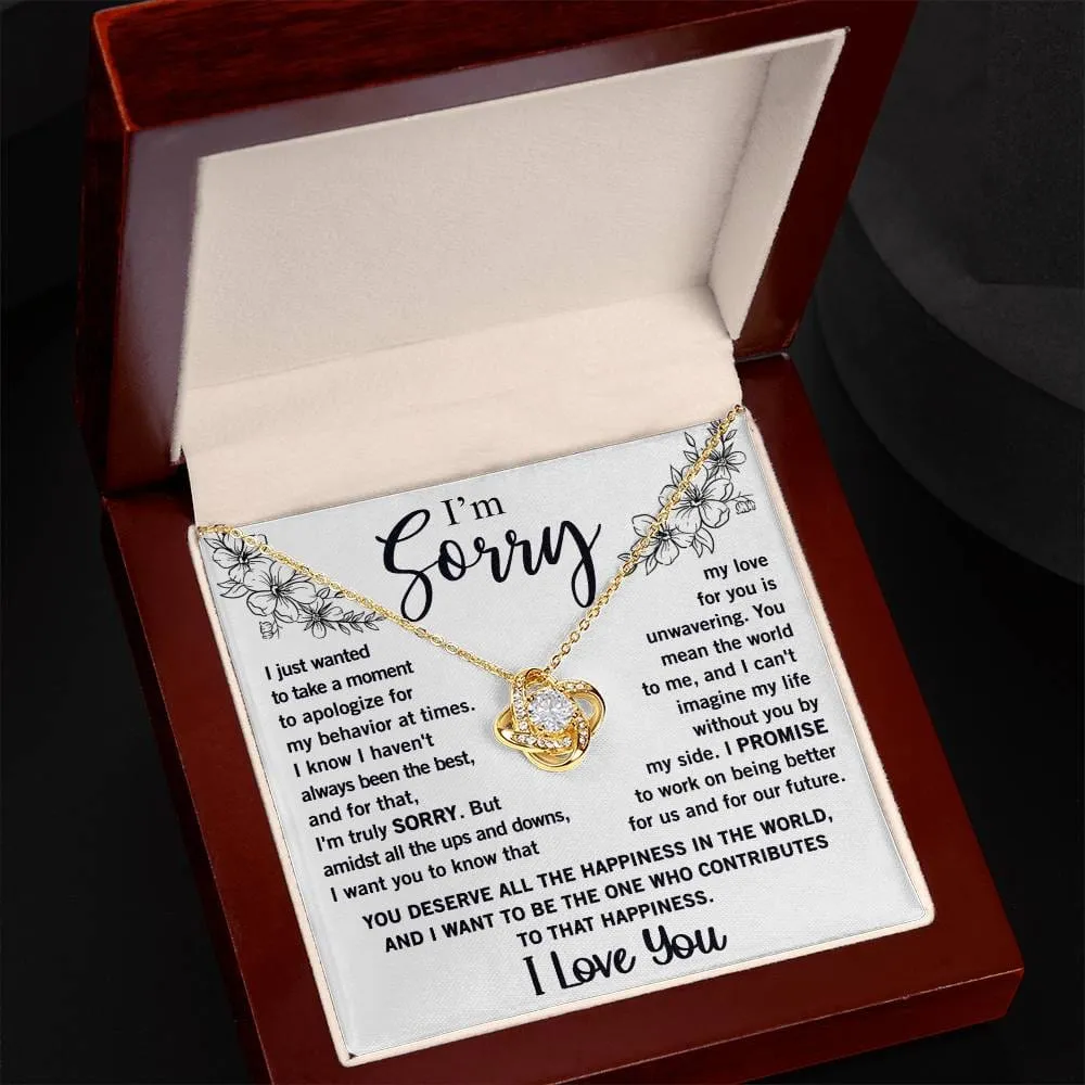 Sorry - Love Knot Necklace