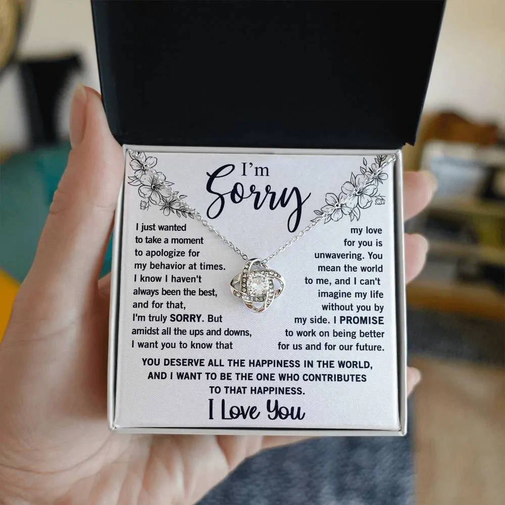 Sorry - Love Knot Necklace