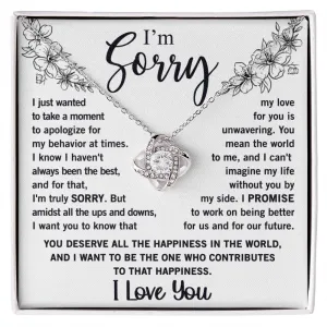 Sorry - Love Knot Necklace