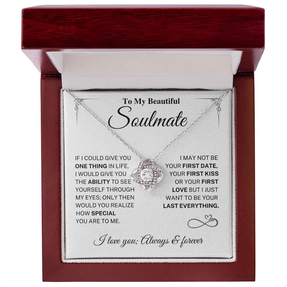 Soulmate Gift-Last Everything-Love Knot Necklace
