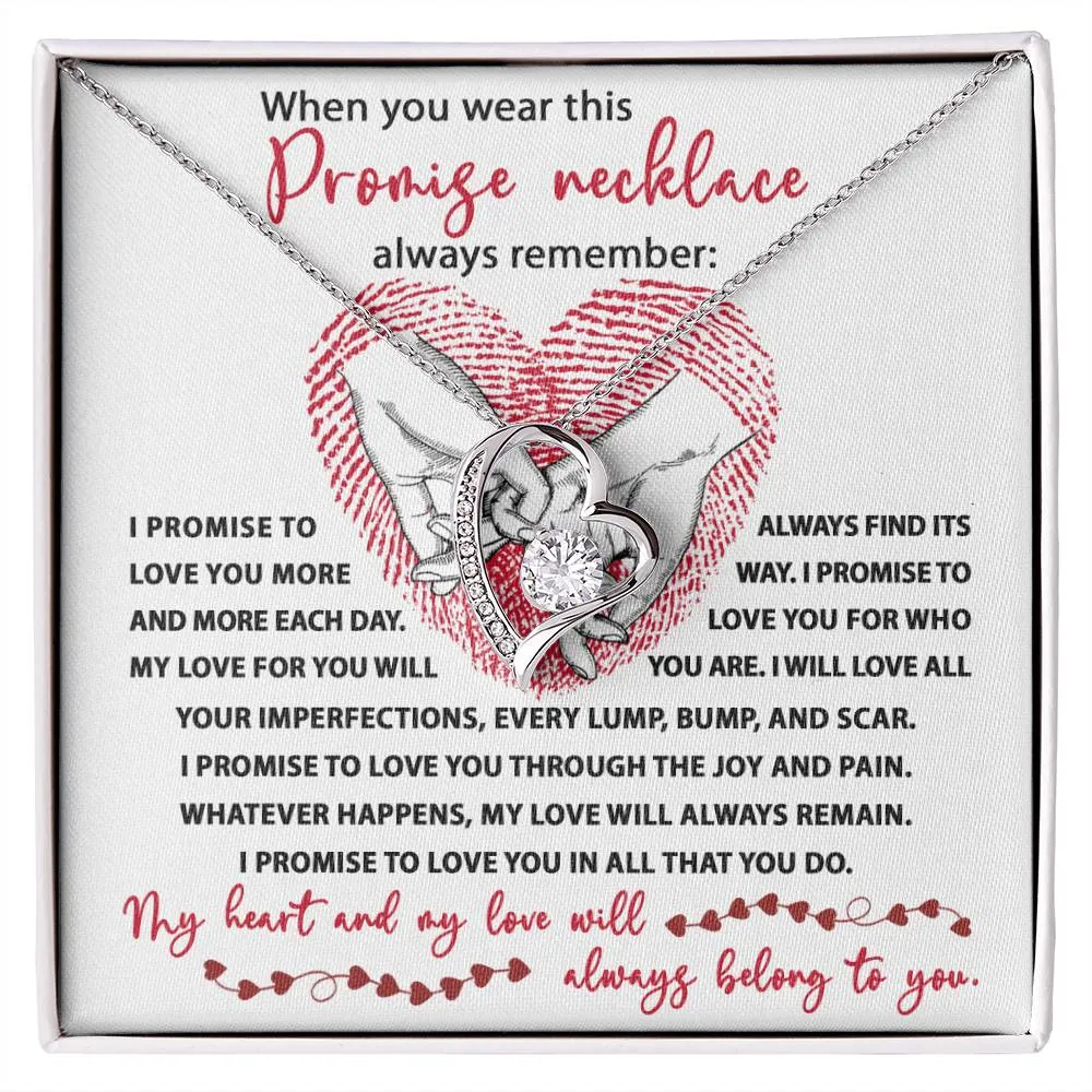 Soulmate Promise Necklace I Promise To Love You | Forever Love Necklace