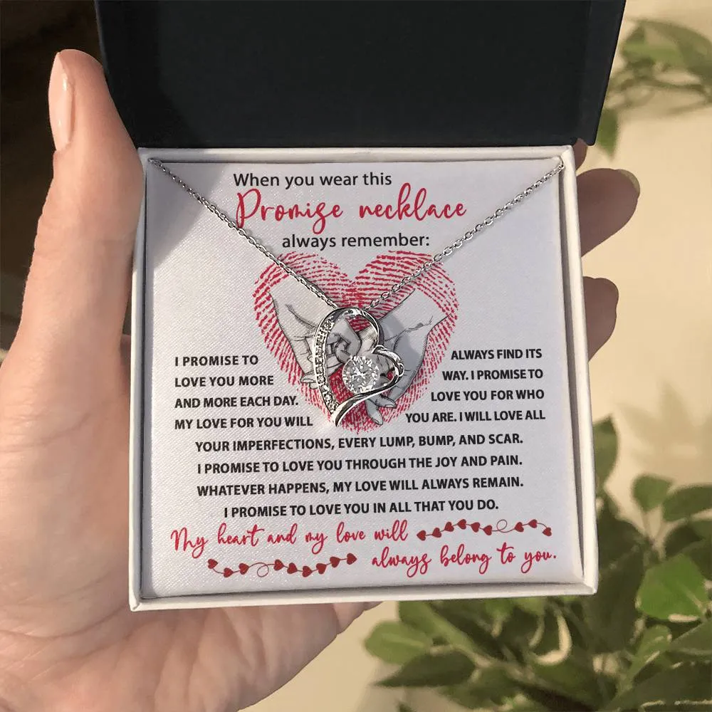 Soulmate Promise Necklace I Promise To Love You | Forever Love Necklace