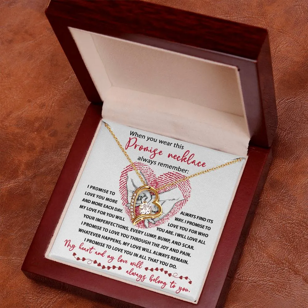 Soulmate Promise Necklace I Promise To Love You | Forever Love Necklace