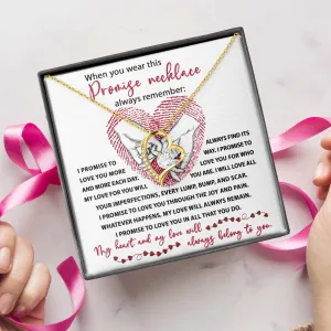 Soulmate Promise Necklace I Promise To Love You | Forever Love Necklace