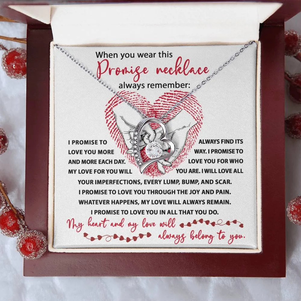Soulmate Promise Necklace I Promise To Love You | Forever Love Necklace