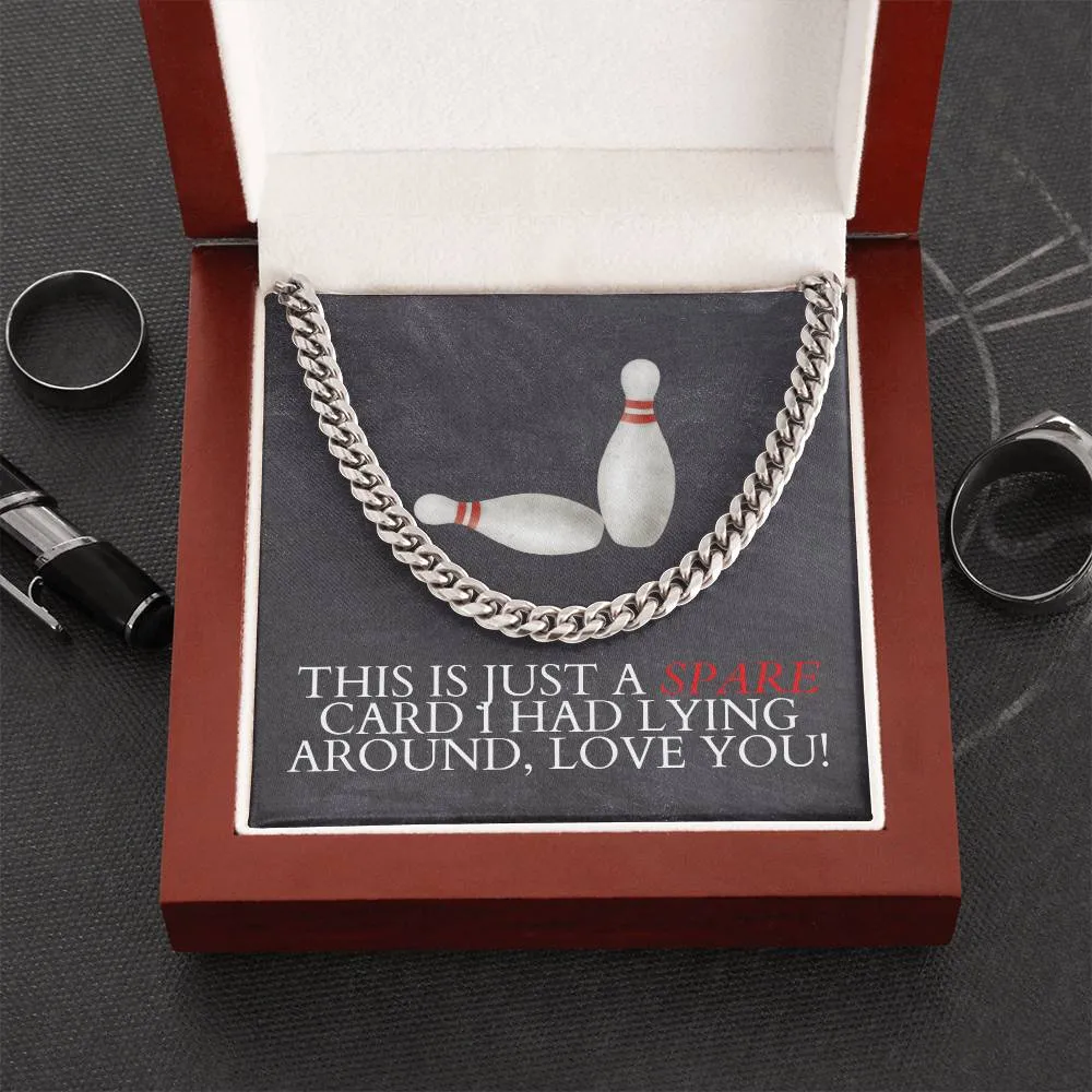 Spare Card Cuban Link Necklace