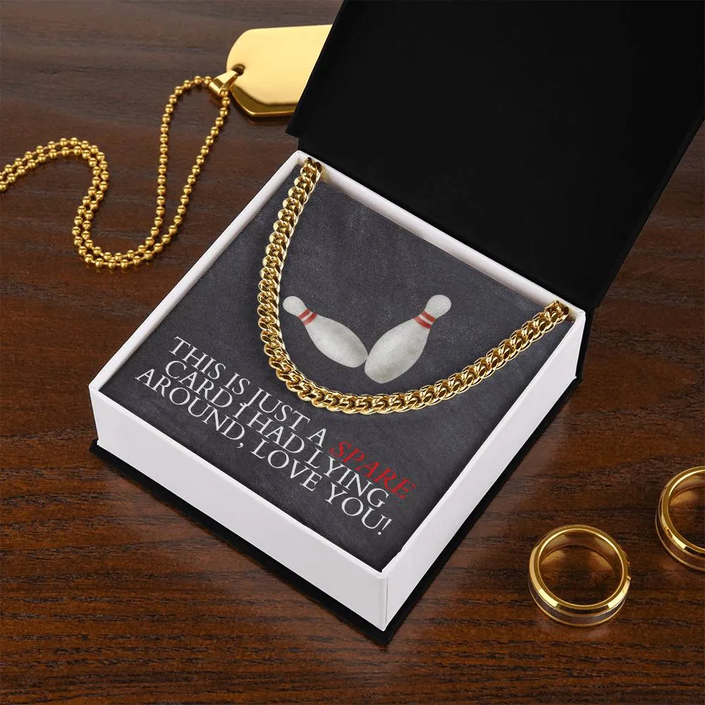 Spare Card Cuban Link Necklace