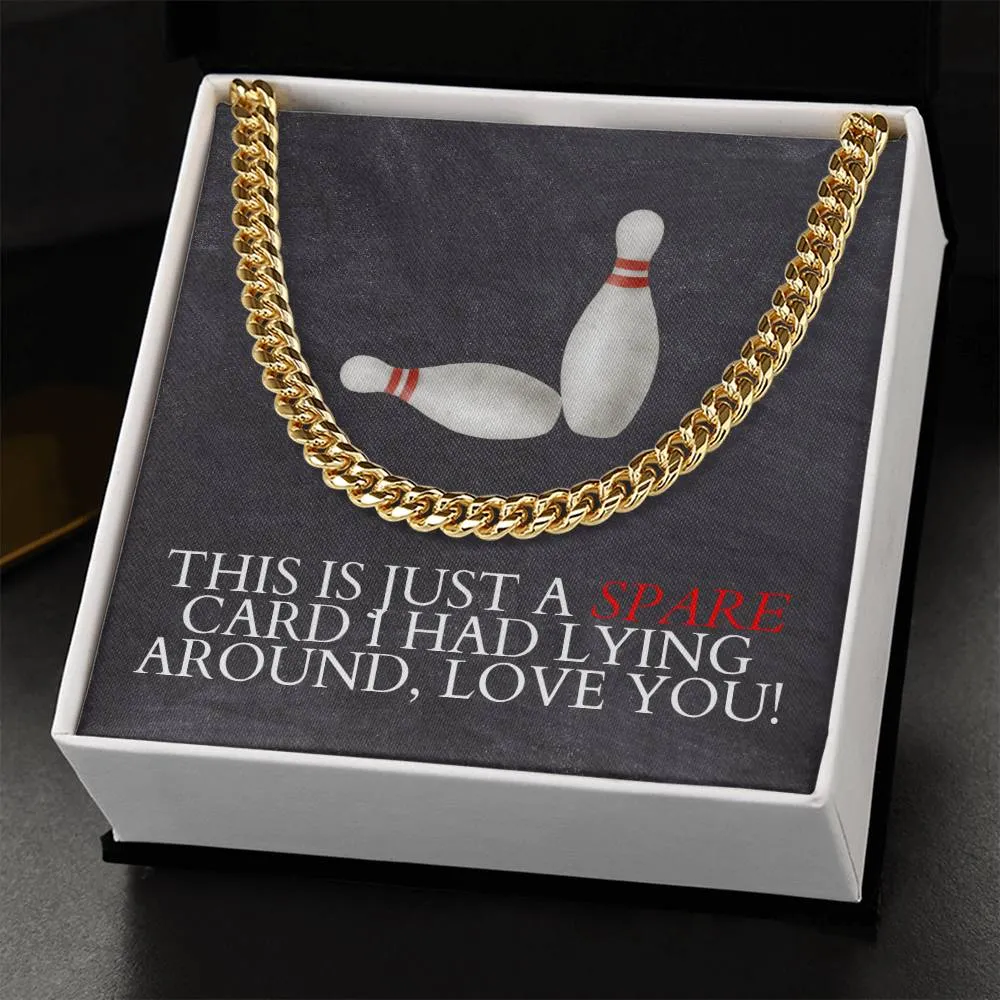 Spare Card Cuban Link Necklace