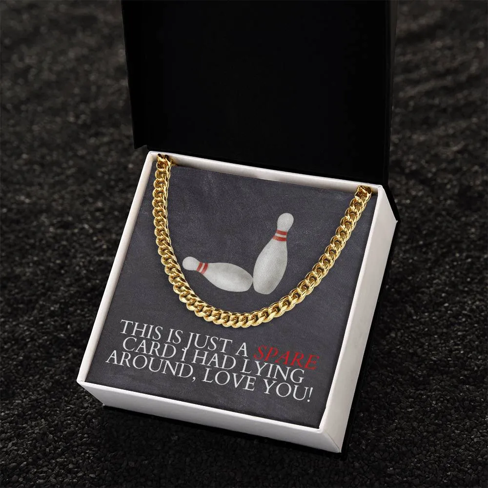 Spare Card Cuban Link Necklace