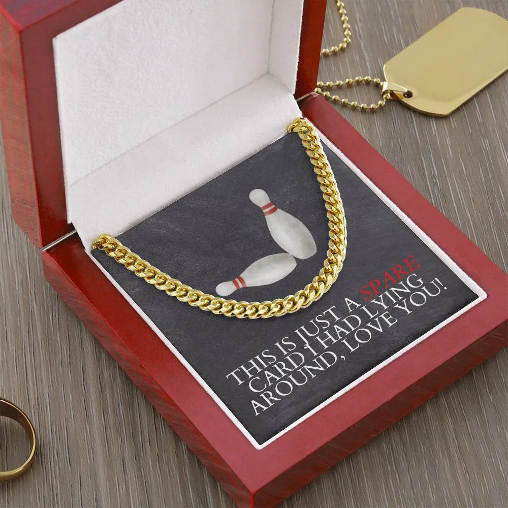 Spare Card Cuban Link Necklace