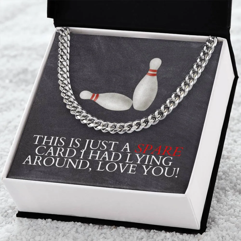Spare Card Cuban Link Necklace