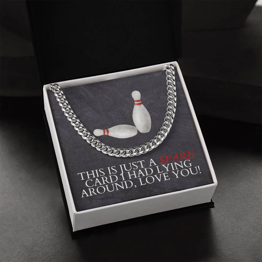 Spare Card Cuban Link Necklace