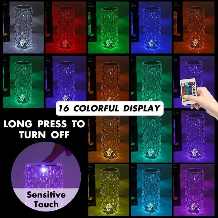 Sparkle™ - Crystal Rose Led Table Lamp