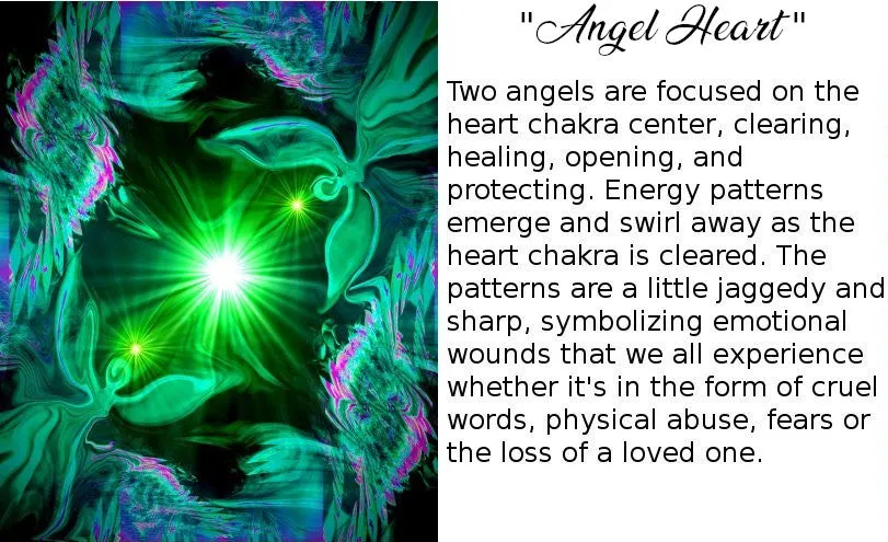 Sparkly Wreath Christmas Ornament With Green Twin Flame Art by Primal Painter - "Angel Hearts"