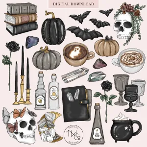 Spooked Clipart Collection