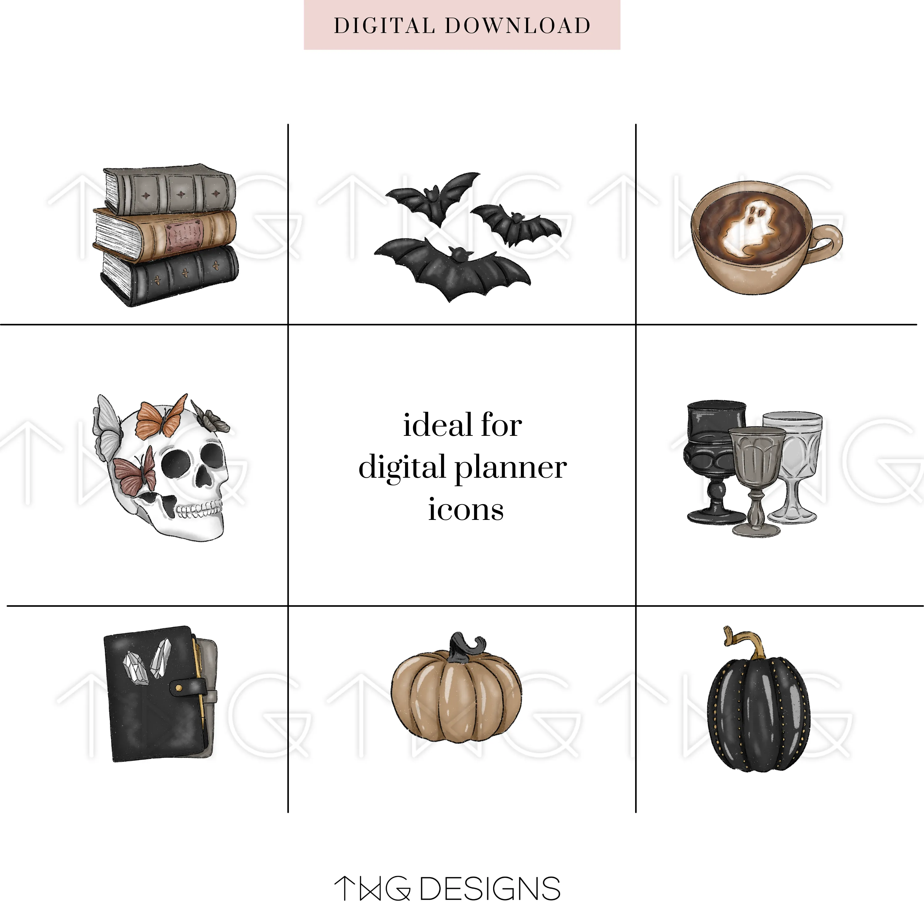 Spooked Clipart Collection