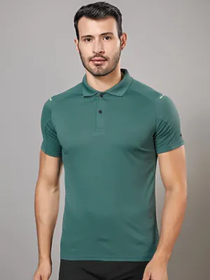 Sport Sun Dry fit Polo Green T Shirt