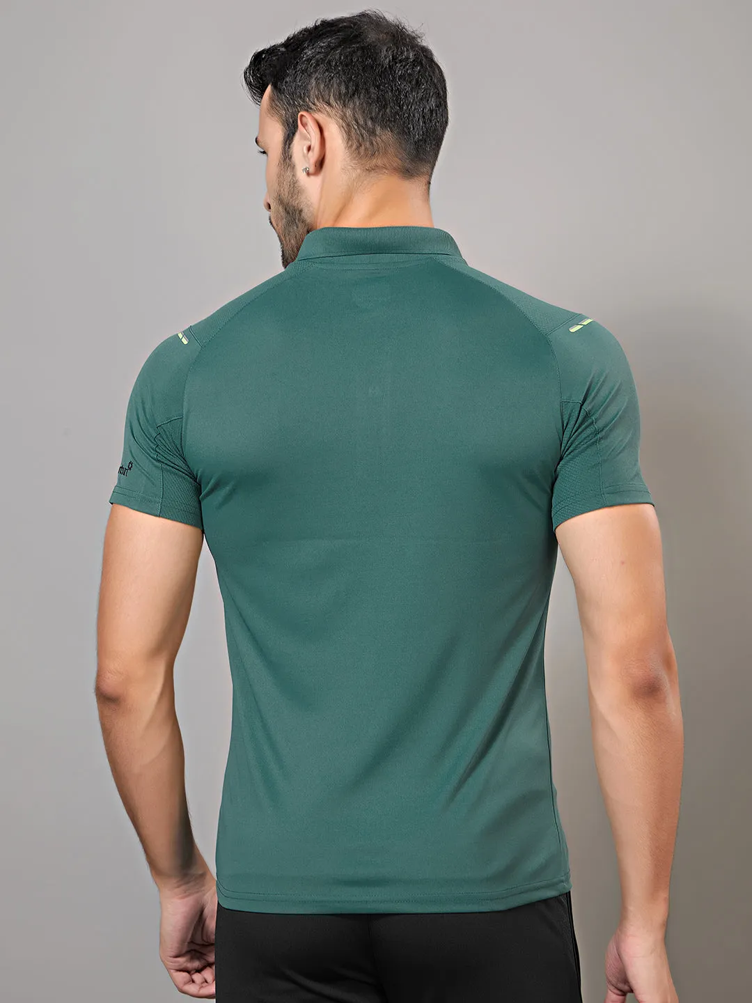 Sport Sun Dry fit Polo Green T Shirt
