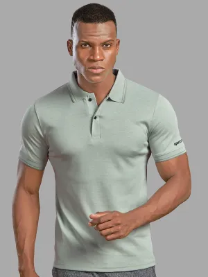 Sport Sun Pista Milange Cotton Matty Polo T Shirt