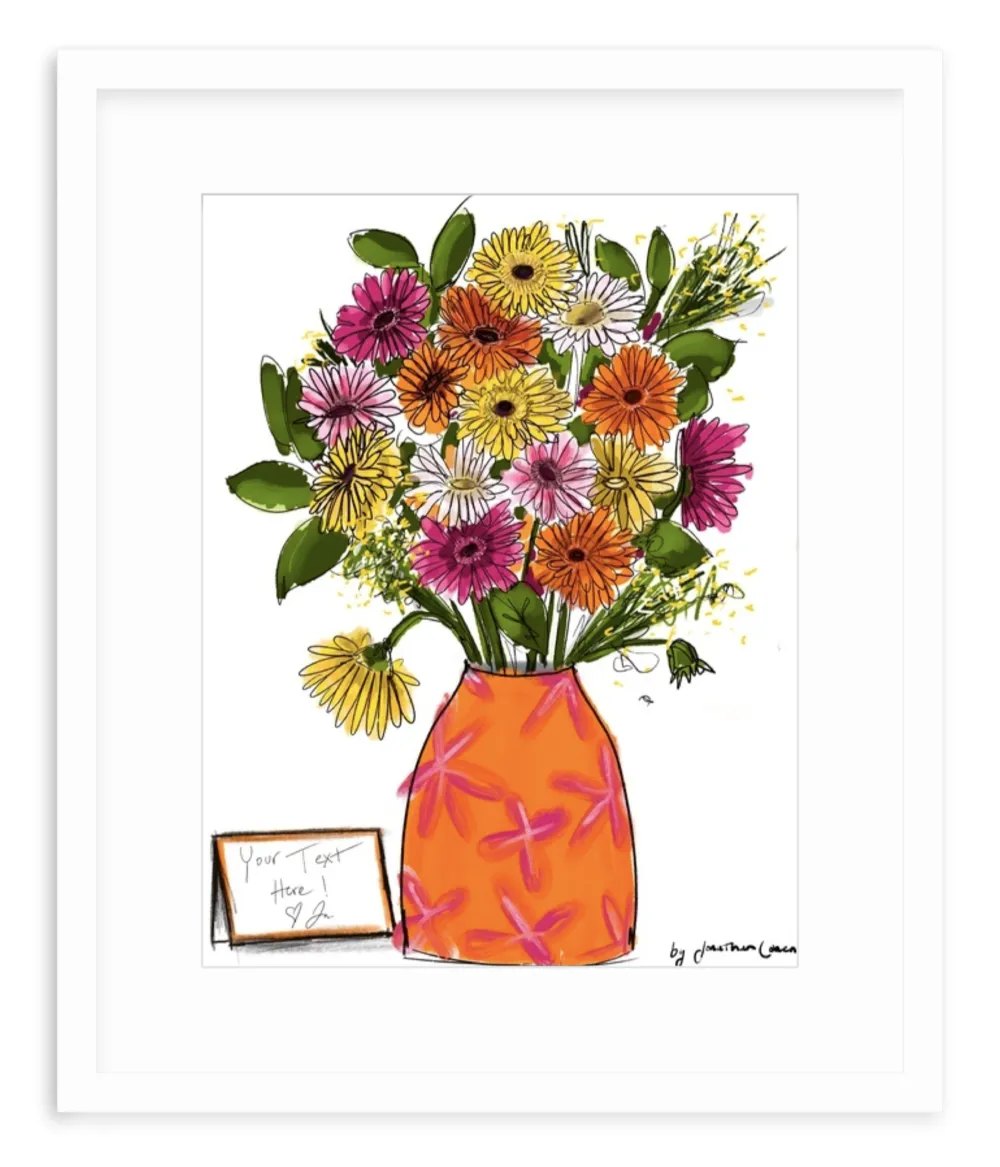 Spring Daises with Framing