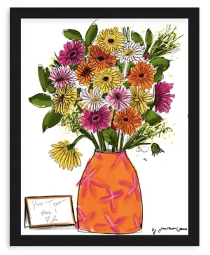 Spring Daises with Framing