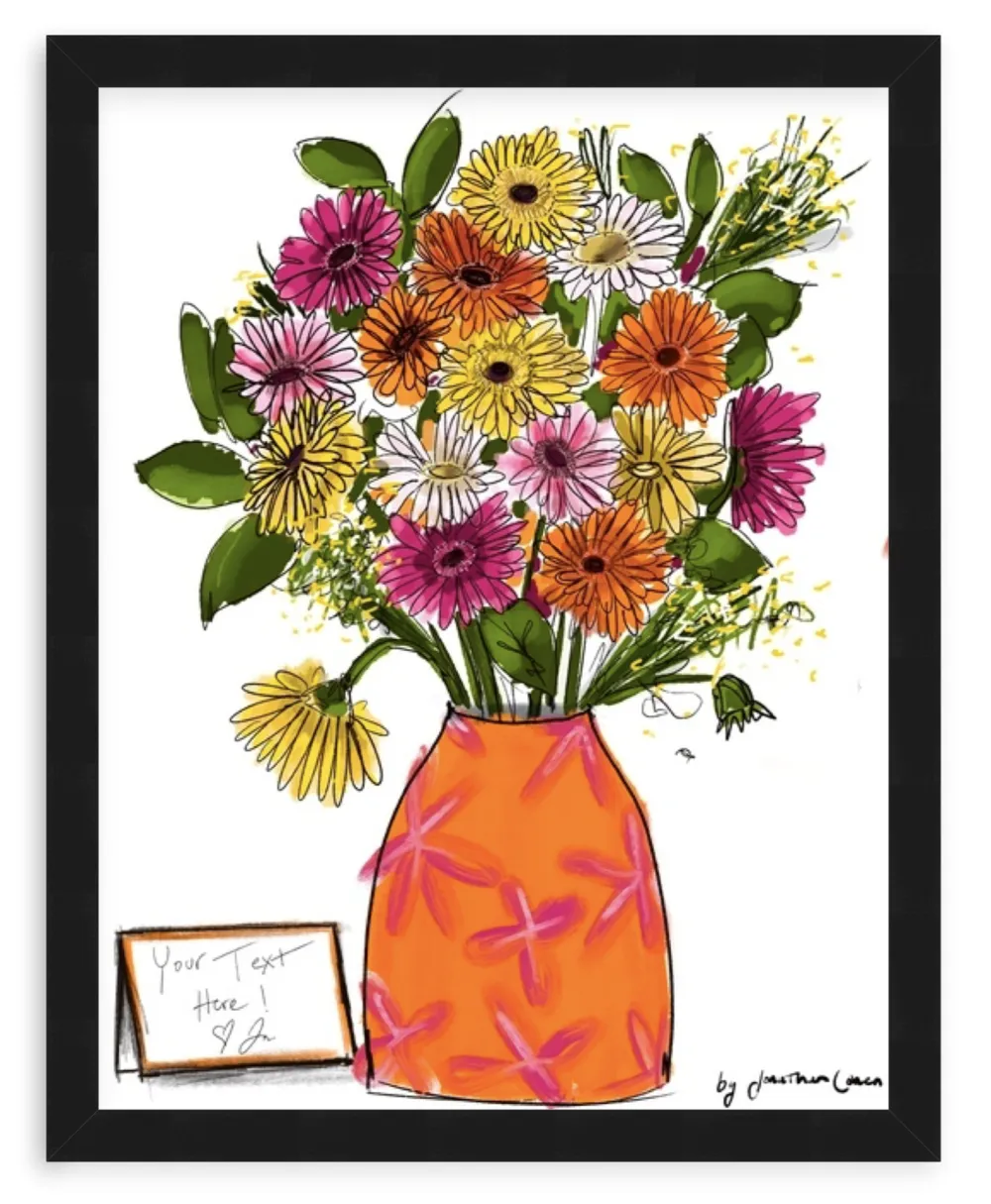 Spring Daises with Framing