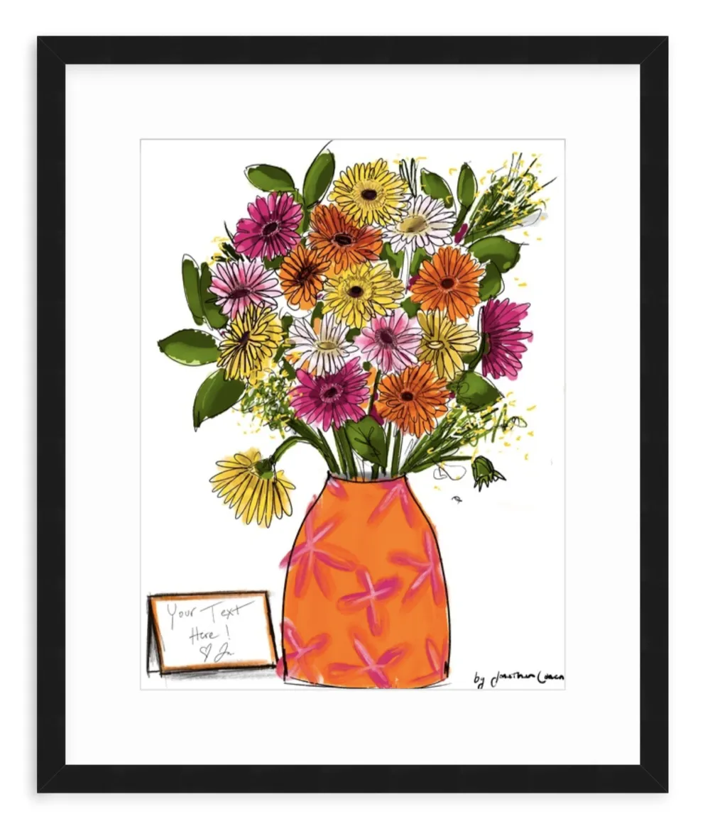 Spring Daises with Framing