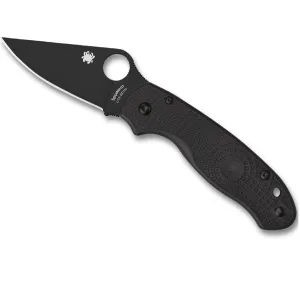 Spyderco Para 3 Lightweight 3in Black Plain Blade FRN Handle